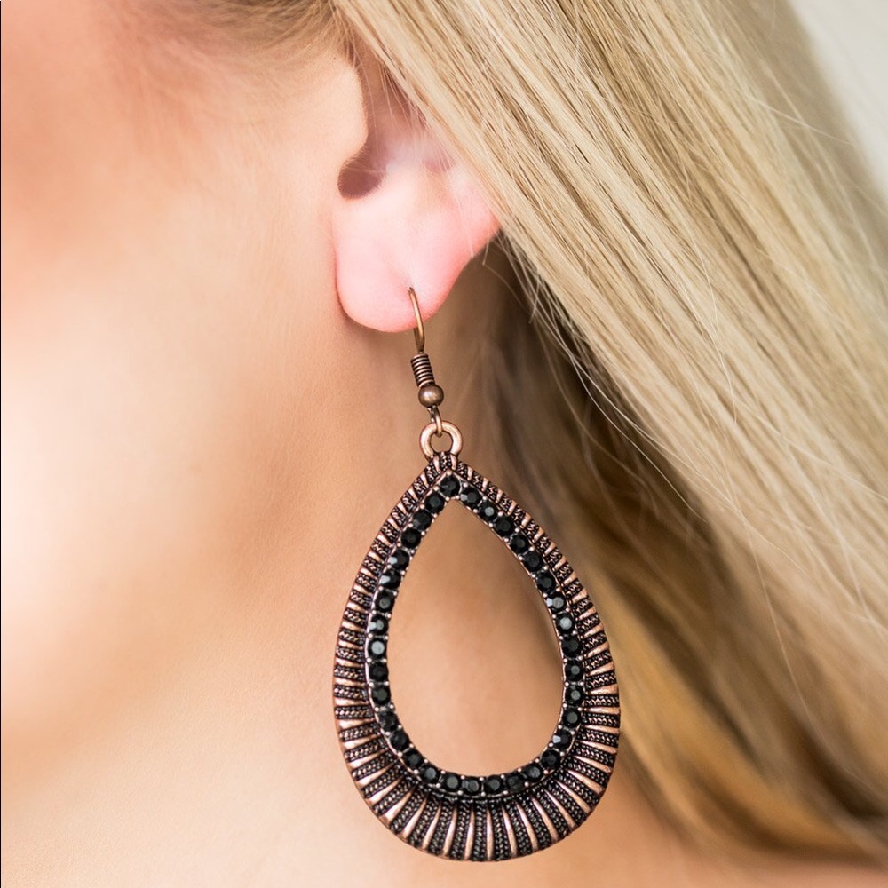 Copper Earrings - Right as Reign